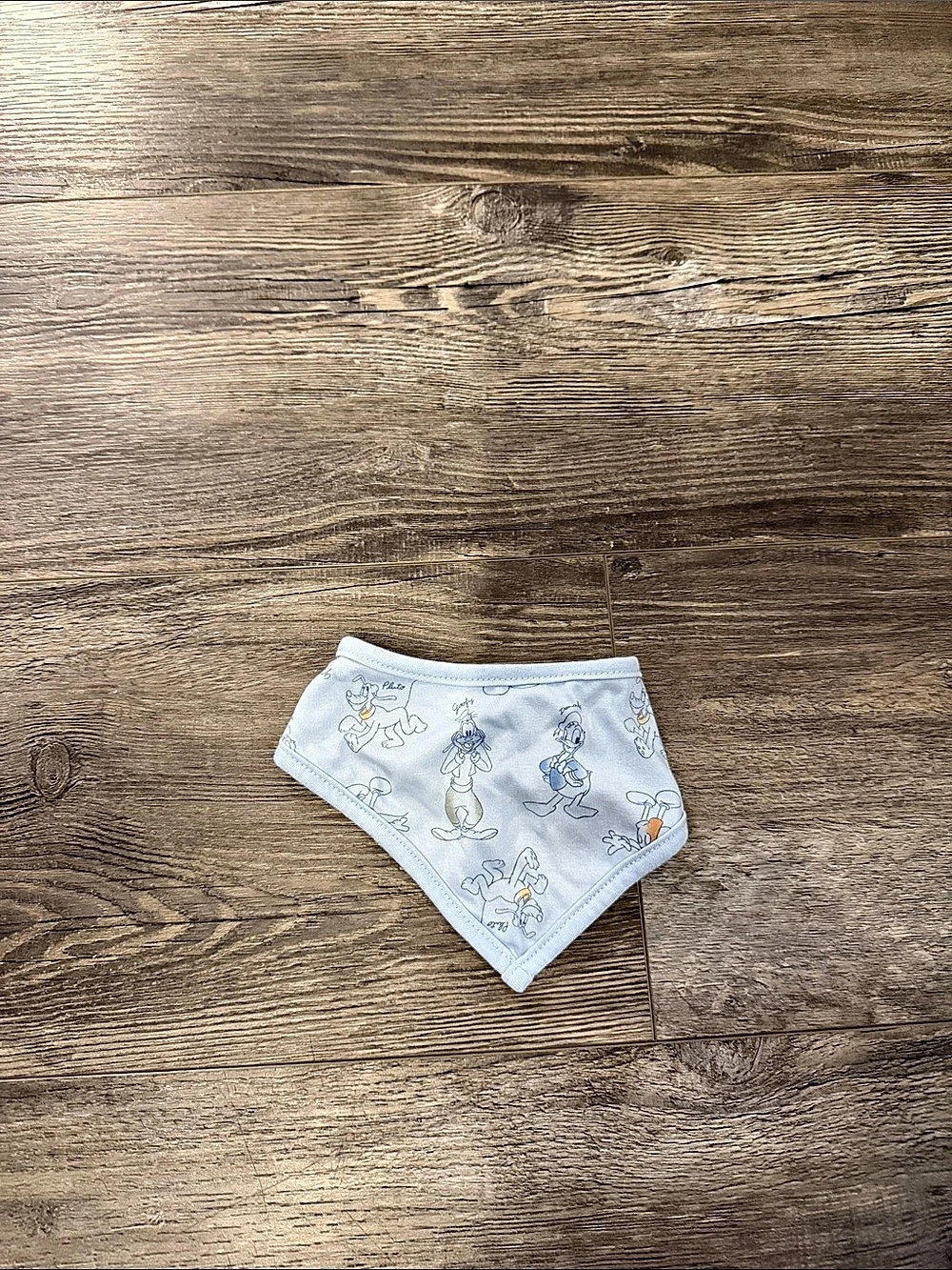 Disney Baby Character Sketch Bandana Bib Blue Baby 12-18M